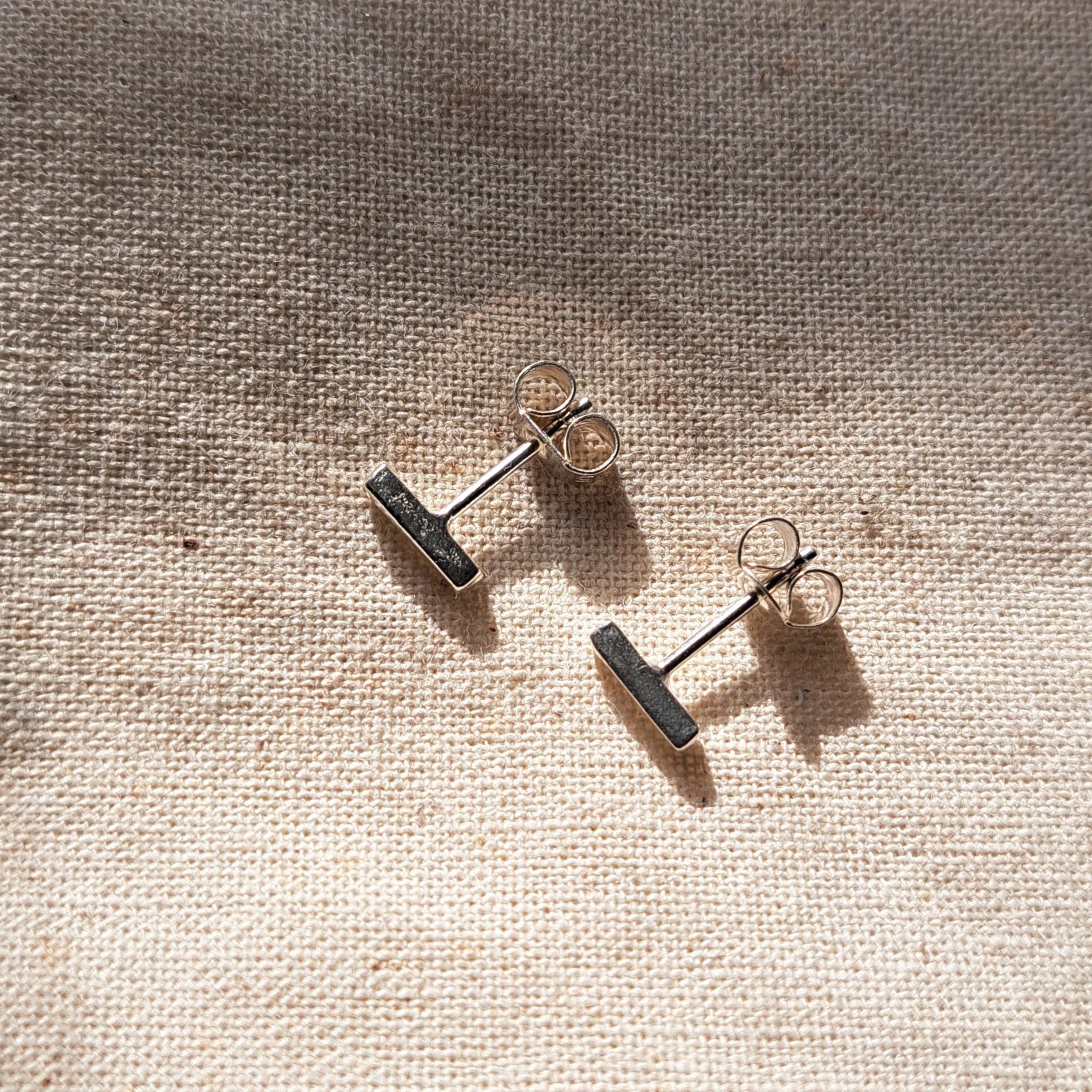Line Studs tiny everyday bars