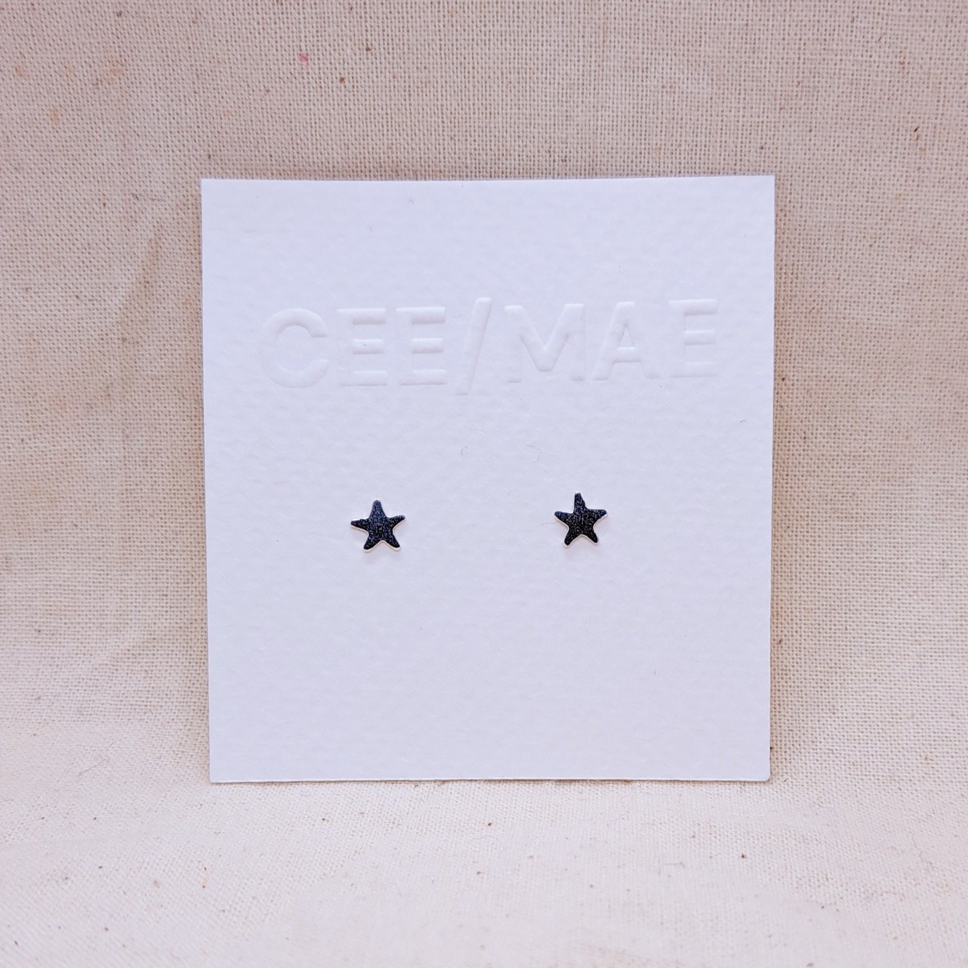 Wish Studs tiny star details