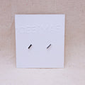 Line Studs tiny everyday bars