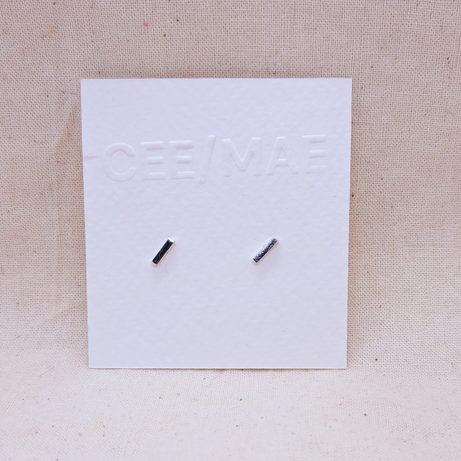 Line Studs tiny everyday bars