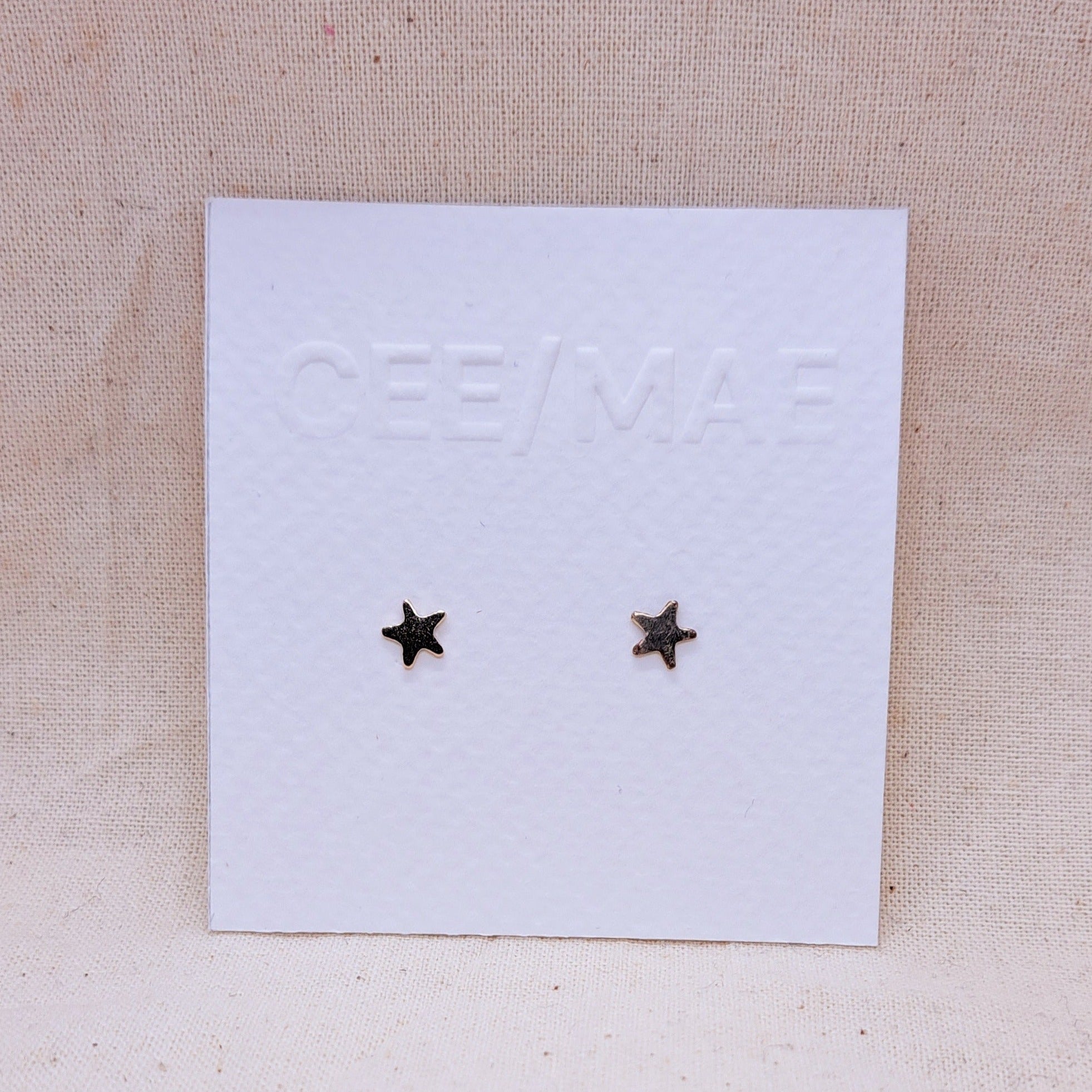 Wish Studs tiny star details