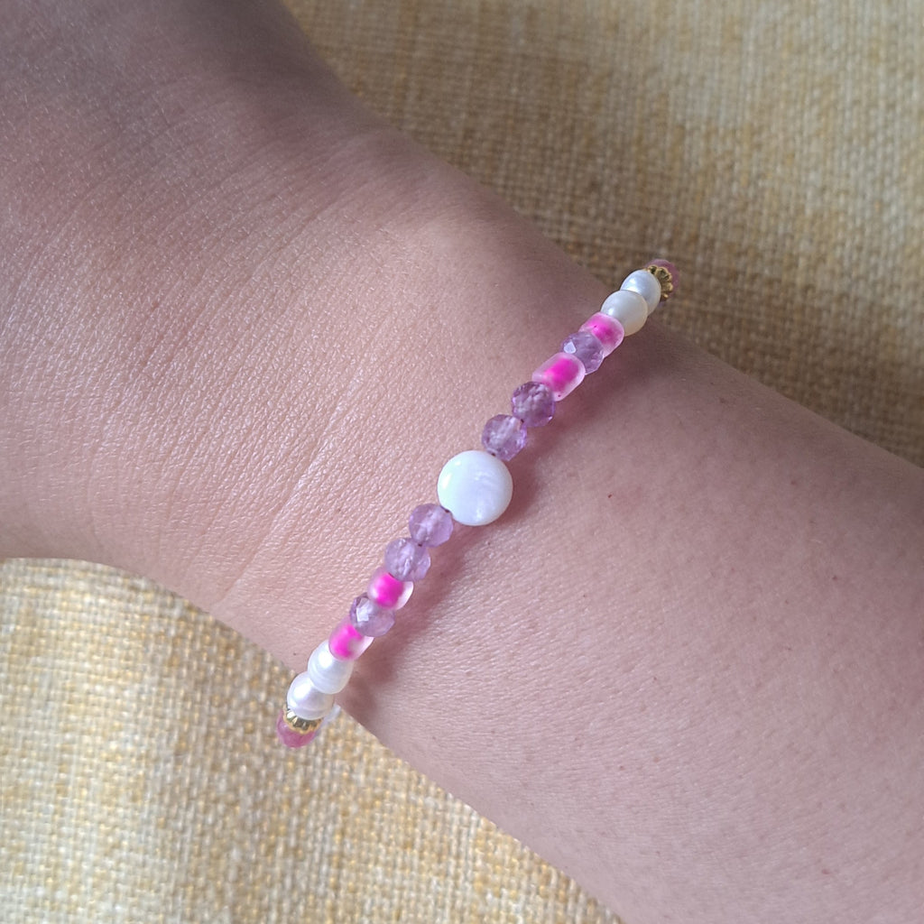 SSF - Pearl & Purple Amethyst Bracelet