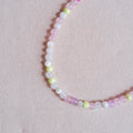 SSF - Pink Jade & Neon Necklace