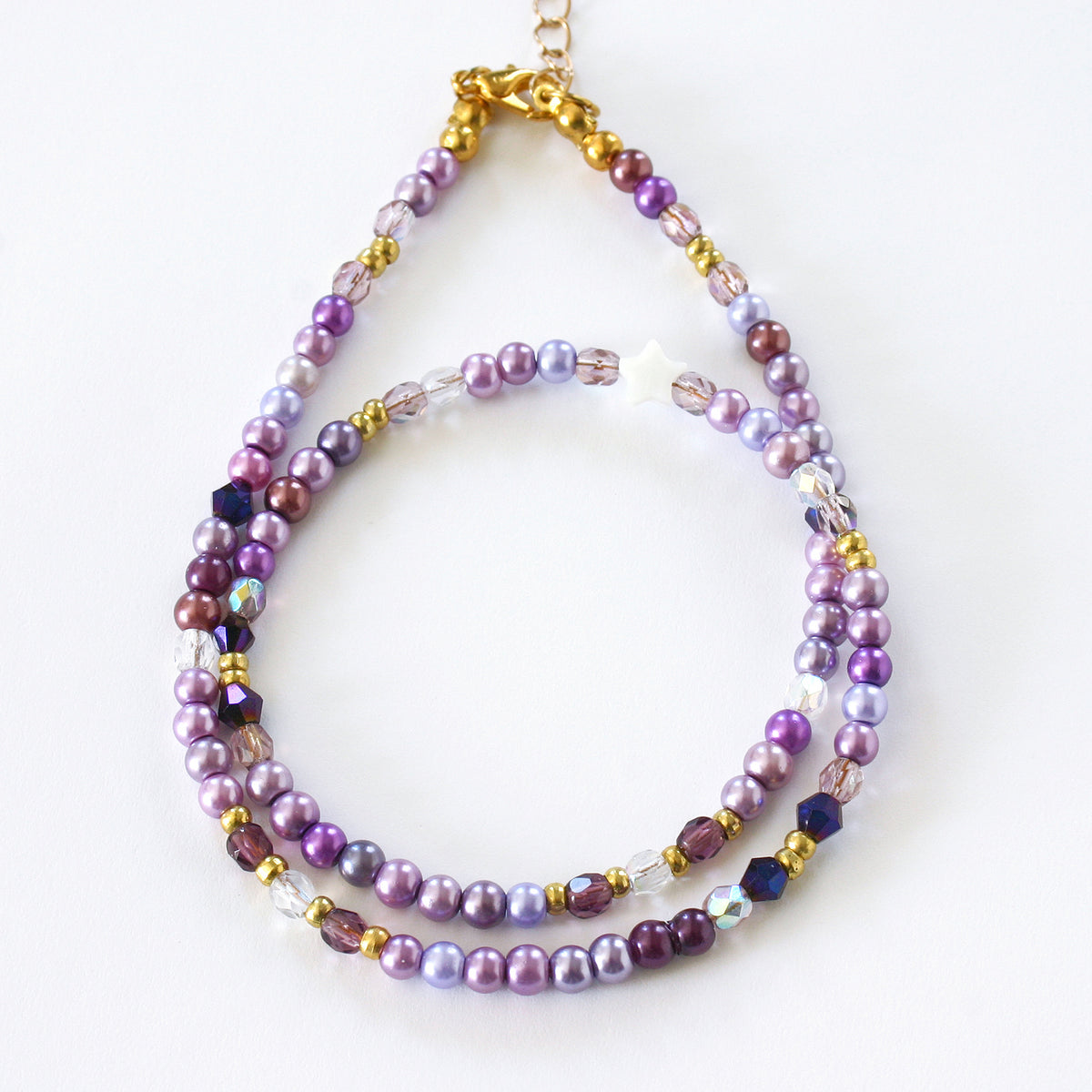 SSF - Purple Pearly Necklace
