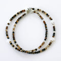 SSF - Coffee Agate skinny Necklace