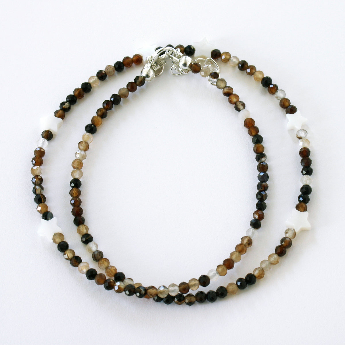 SSF - Coffee Agate skinny Necklace