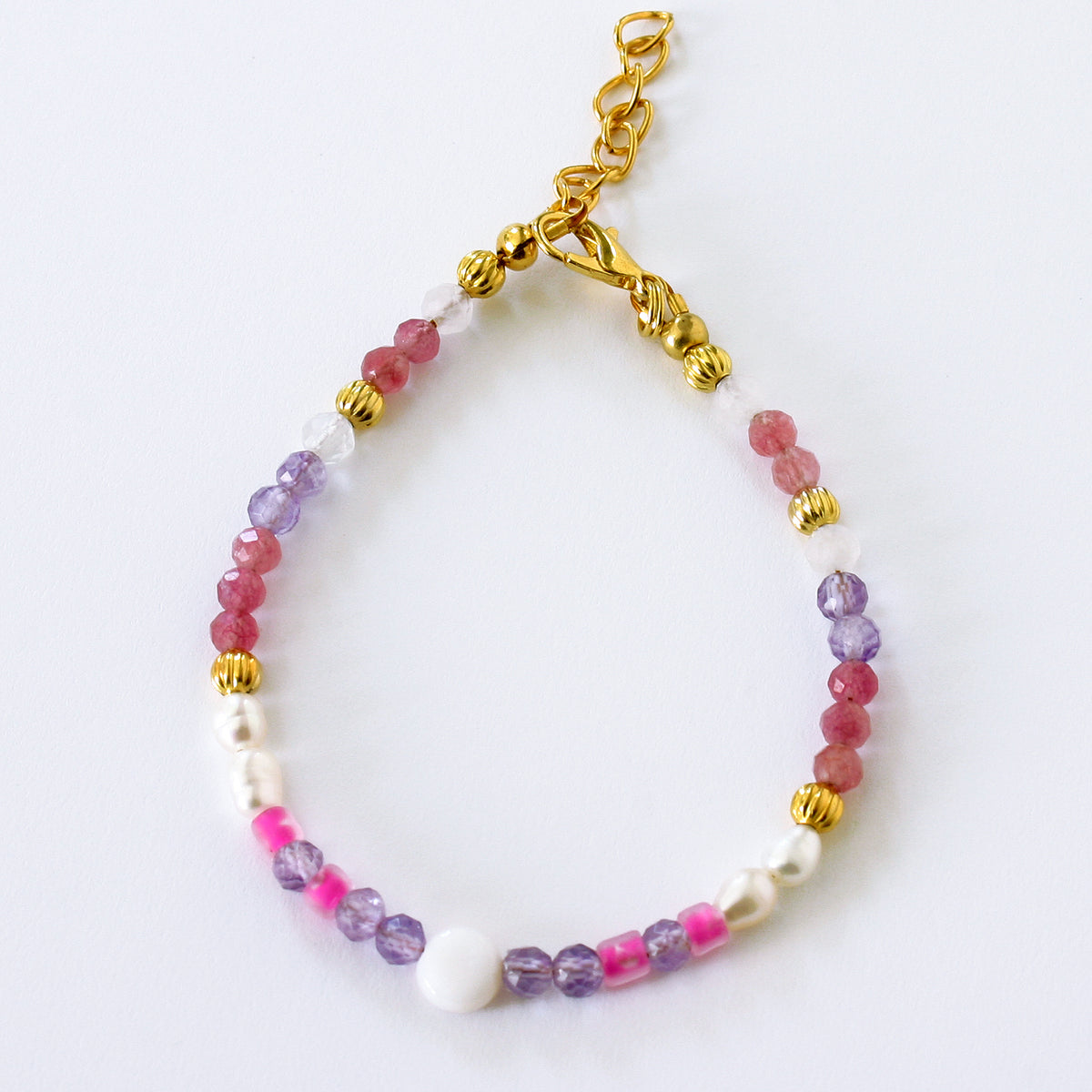 SSF - Pearl & Purple Amethyst Bracelet