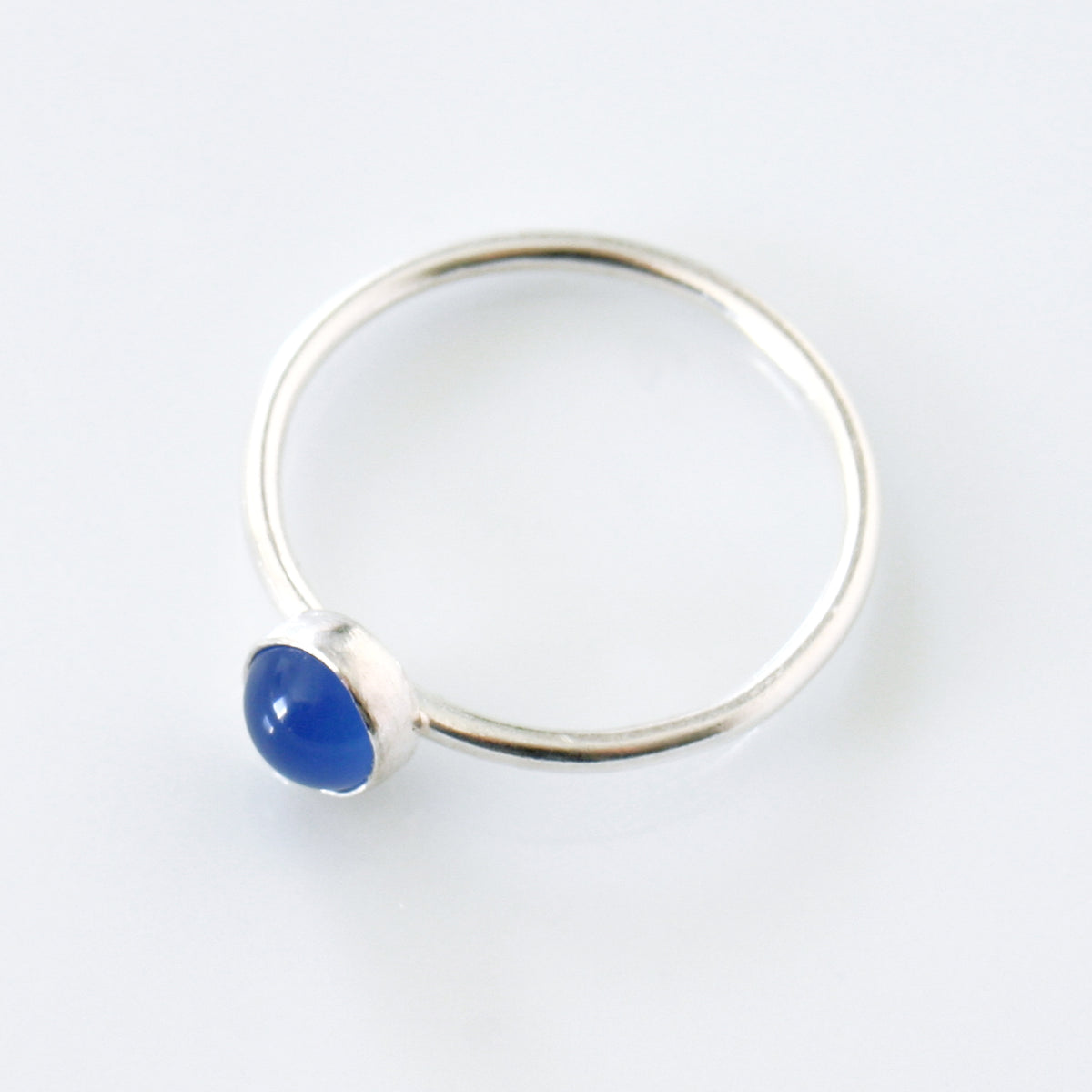 SSF - Blue topaz Ring Size L
