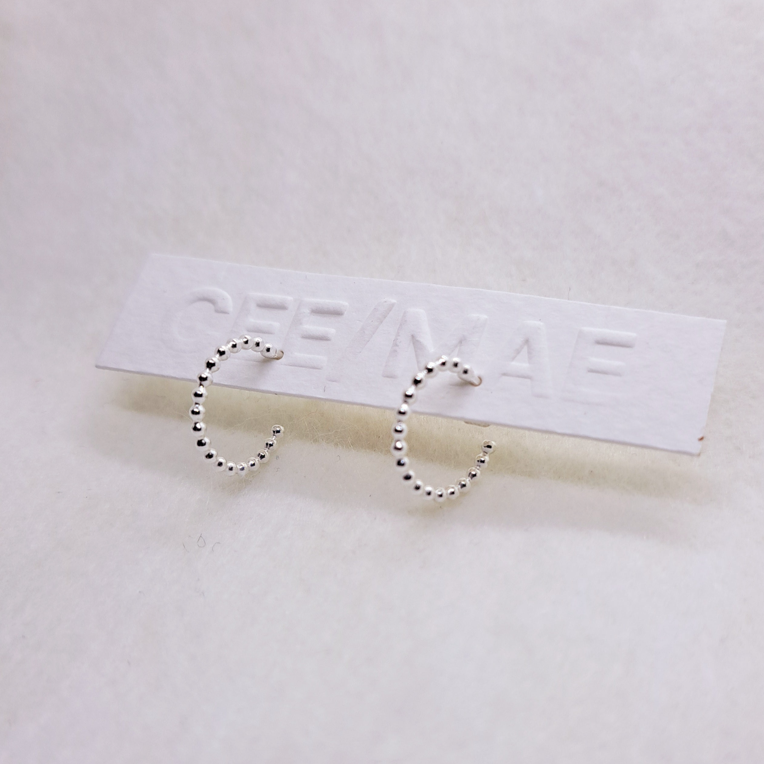 Flicker Hoops soft beaded minis