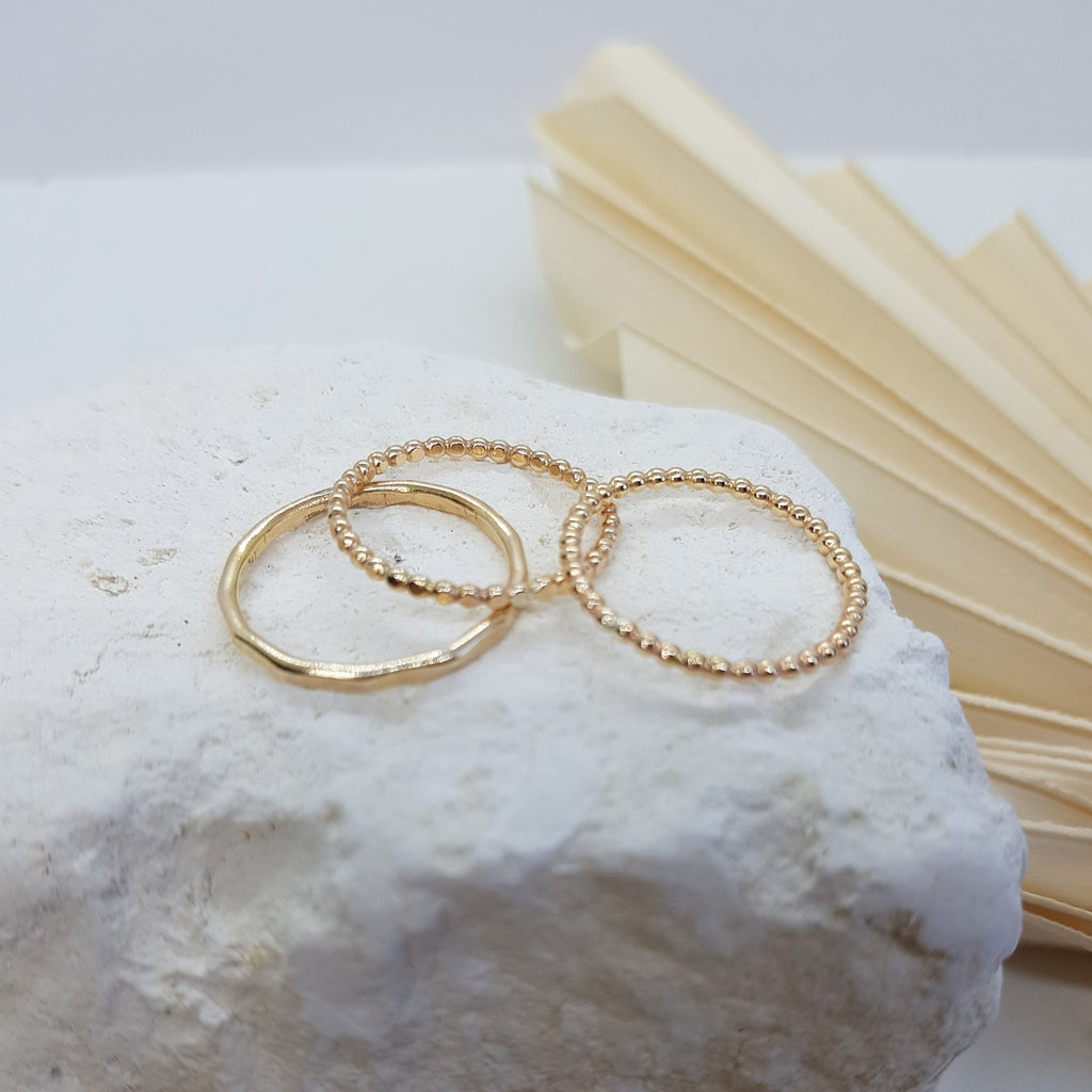 Ripple Ring gently layered texture