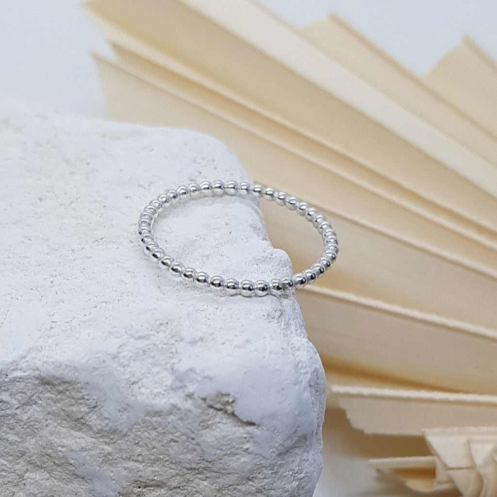 Bubble Ring playful textured band