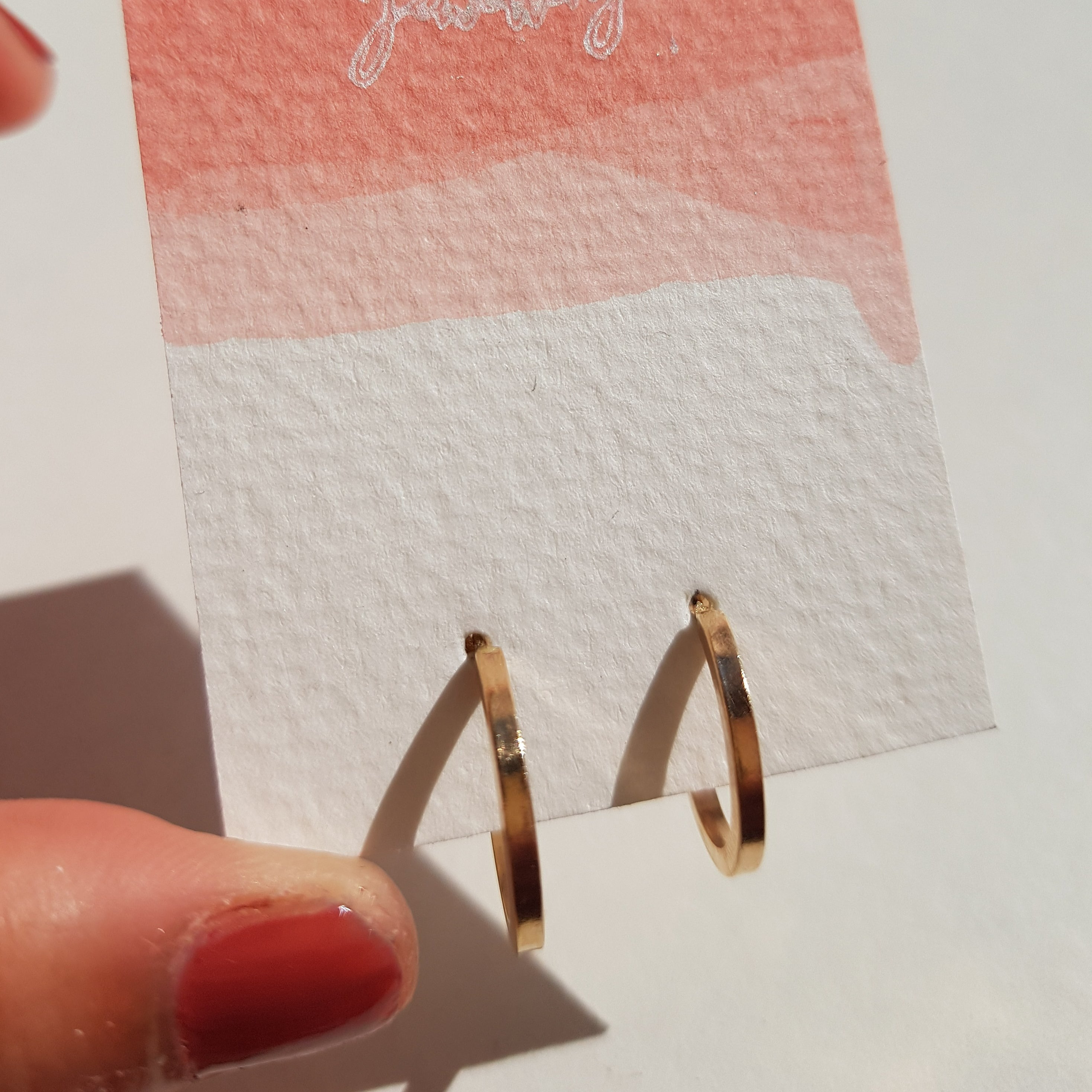 Frame Mini Hoops modern square classics