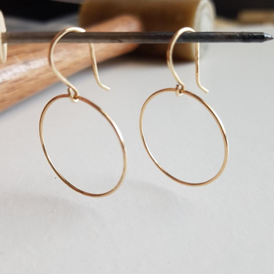 Whisper Drops delicate movement earrings