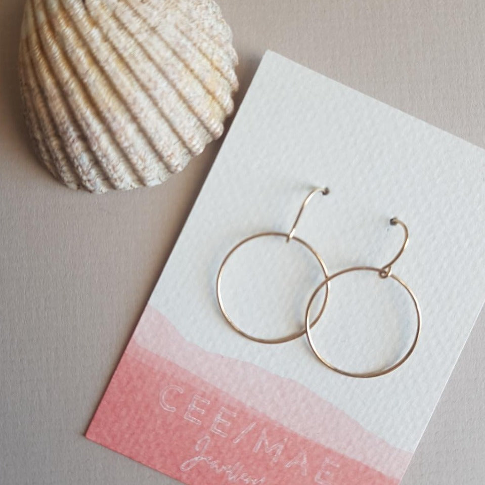 Whisper Drops delicate movement earrings