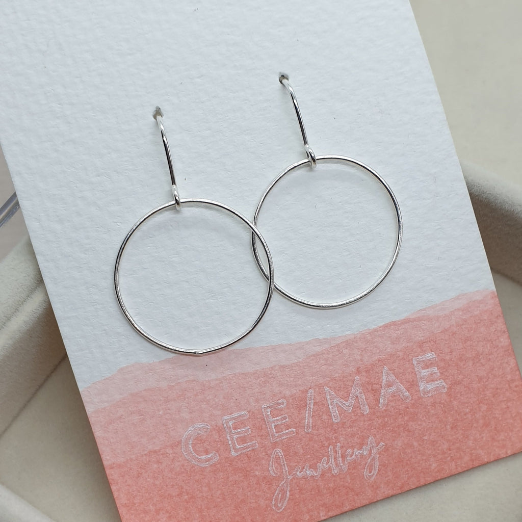 Whisper Drops delicate movement earrings