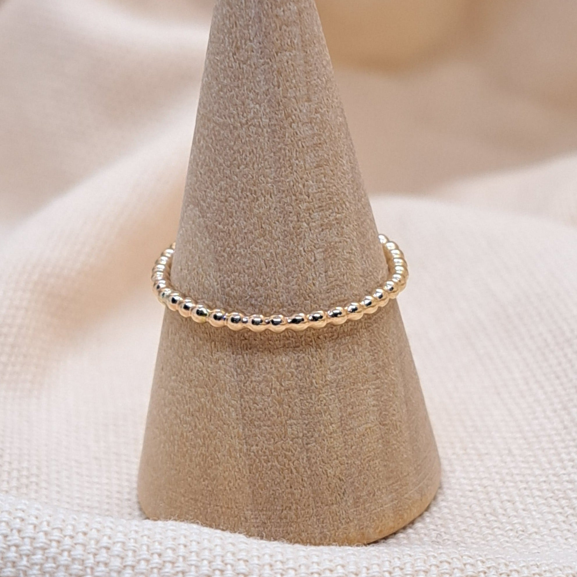 Bubble Ring playful textured band