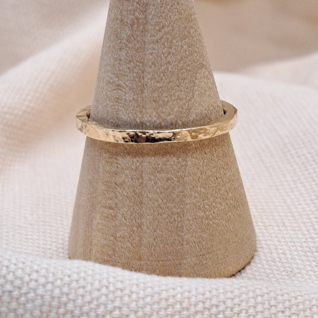 Anchored Ring bold textured statement band